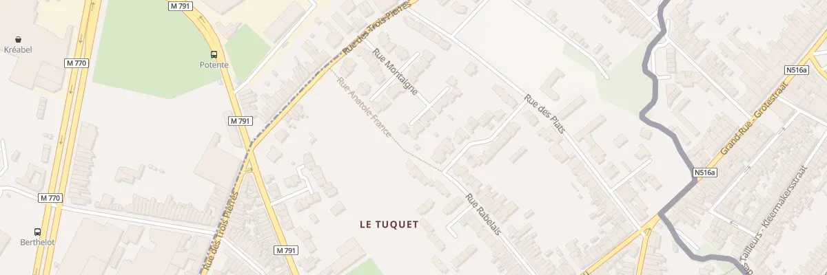 Plan du 38 Rue Montaigne à Wattrelos