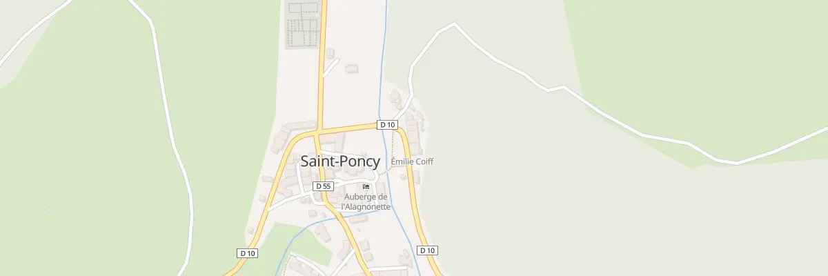 Plan du 5004 Le Bourg à Saint-Poncy