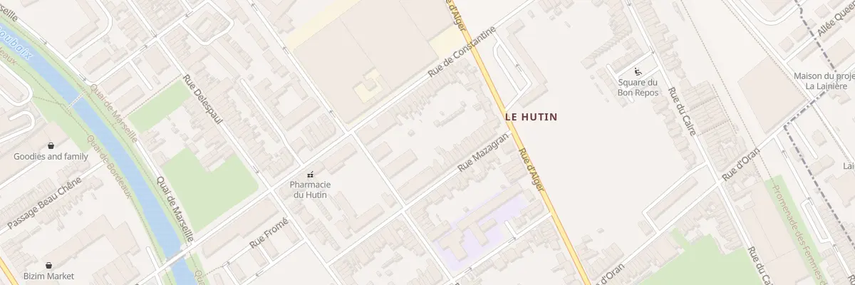 Plan du 96 Rue de Constantine à Roubaix