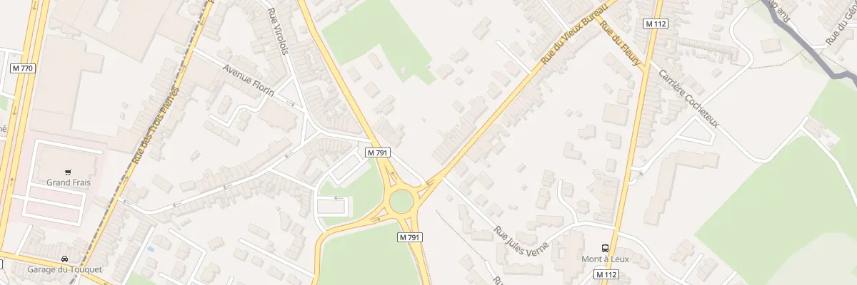Plan du 33 Rue du Vieux Bureau à Wattrelos