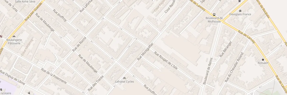 Plan du 62 Rue Montgolfier à Roubaix