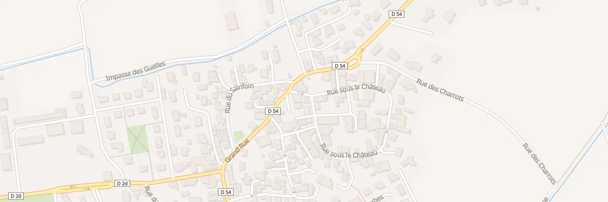 Plan du 12 Rue de l’Hôtel-de-Ville à Malintrat