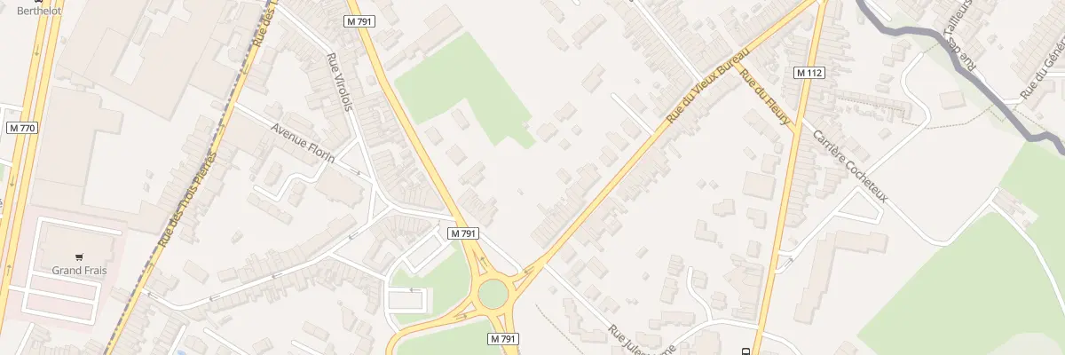 Plan du 47 Rue du Vieux Bureau à Wattrelos