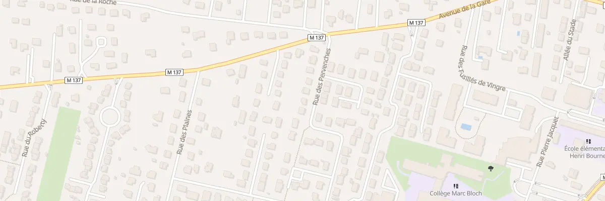 Plan du 12 Rue des Pervenches à Cournon-d’Auvergne