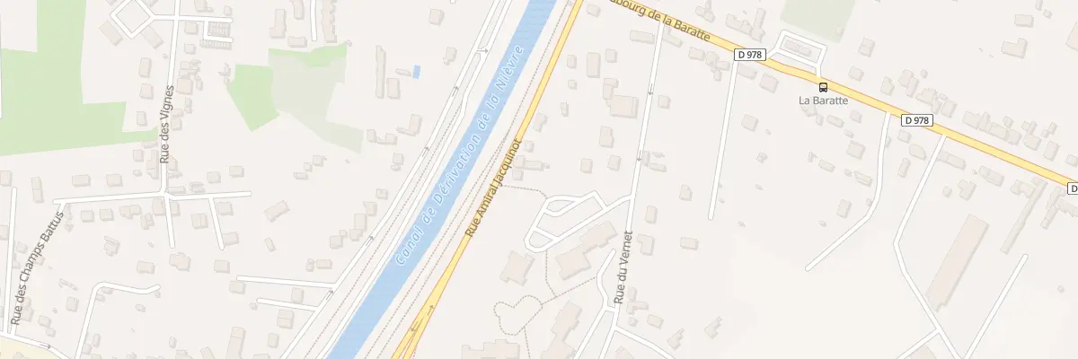 Plan du 24 Rue Amiral Jacquinot à Nevers