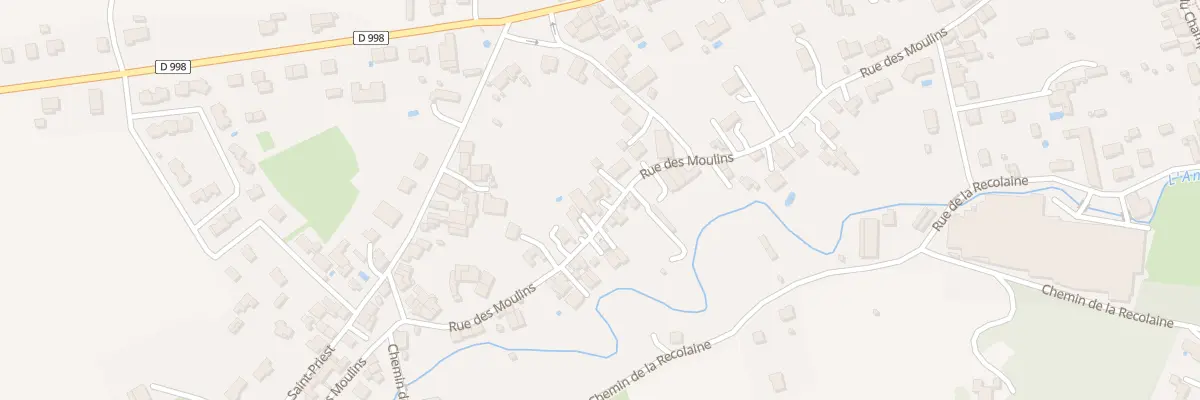 Plan du 46 Rue des Moulins à Gannat