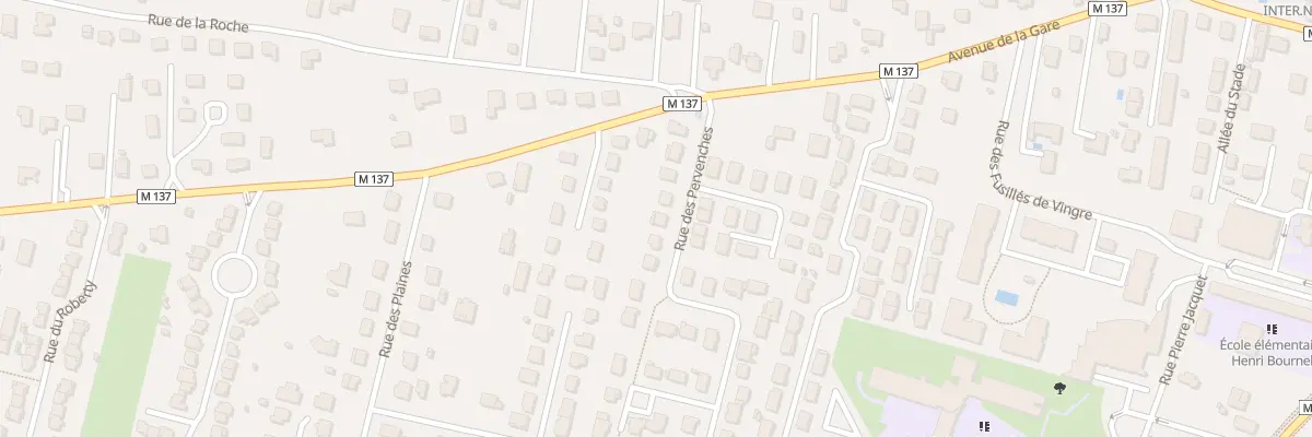 Plan du 10 Rue des Pervenches à Cournon-d’Auvergne