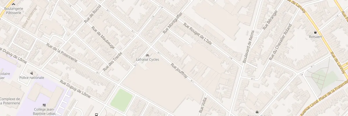 Plan du 127 Rue Jouffroy à Roubaix