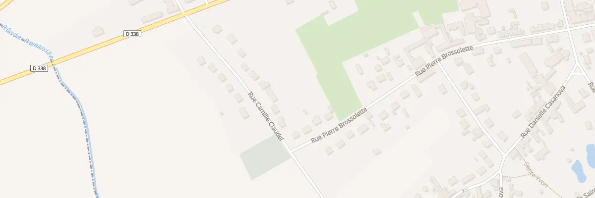 Plan du 4 Rue Camille Claudel à Ognes
