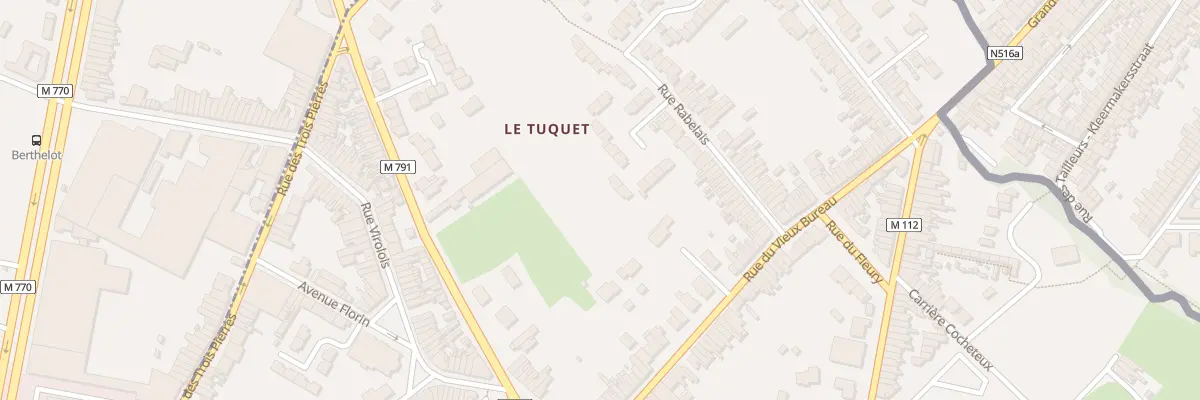 Plan du 11 Sq Alphonse Daudet à Wattrelos
