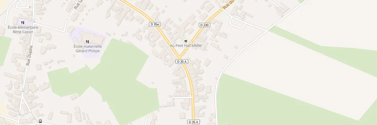 Plan du 43A Rue du Moulin à Flines-lez-Raches