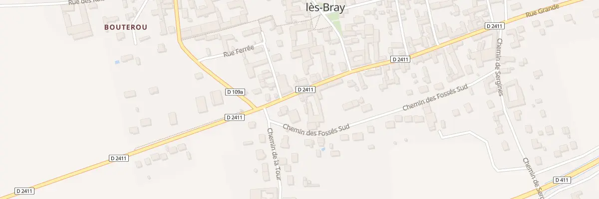 Plan du 4 Rue Grande à Bazoches-lès-Bray