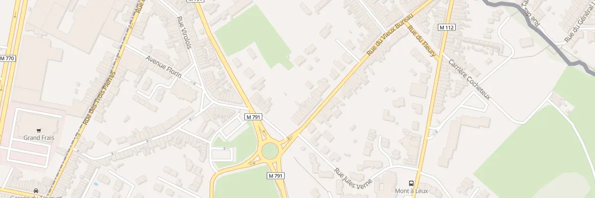 Plan du 43 Rue du Vieux Bureau à Wattrelos