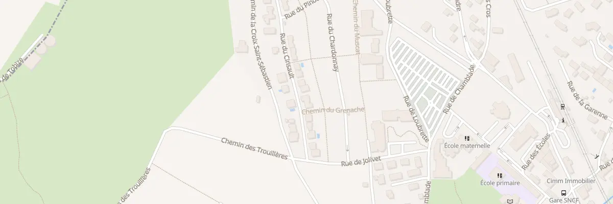 Plan du 96 Rue du Cinsault aux Martres-de-Veyre