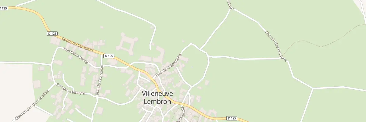 Plan du 9001 Rue de la Mouleire à Villeneuve