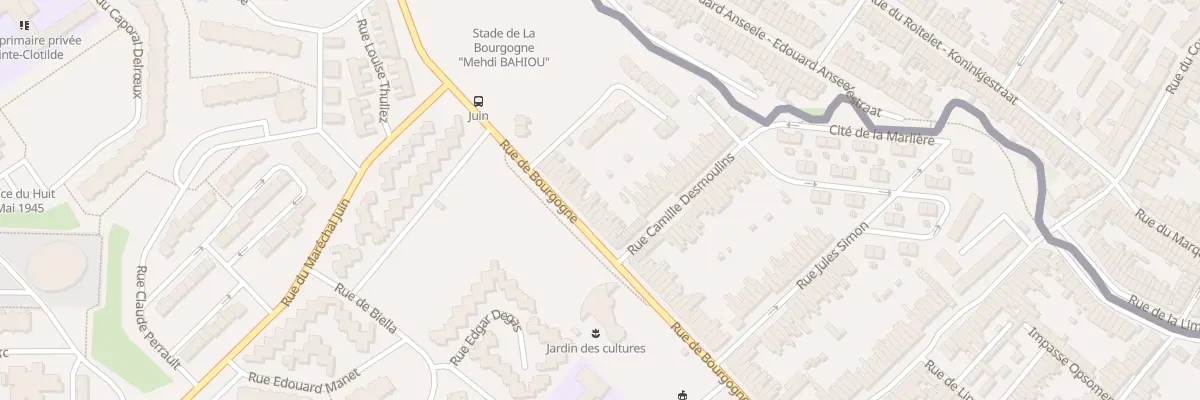 Plan du 72 Rue de la Bourgogne à Tourcoing