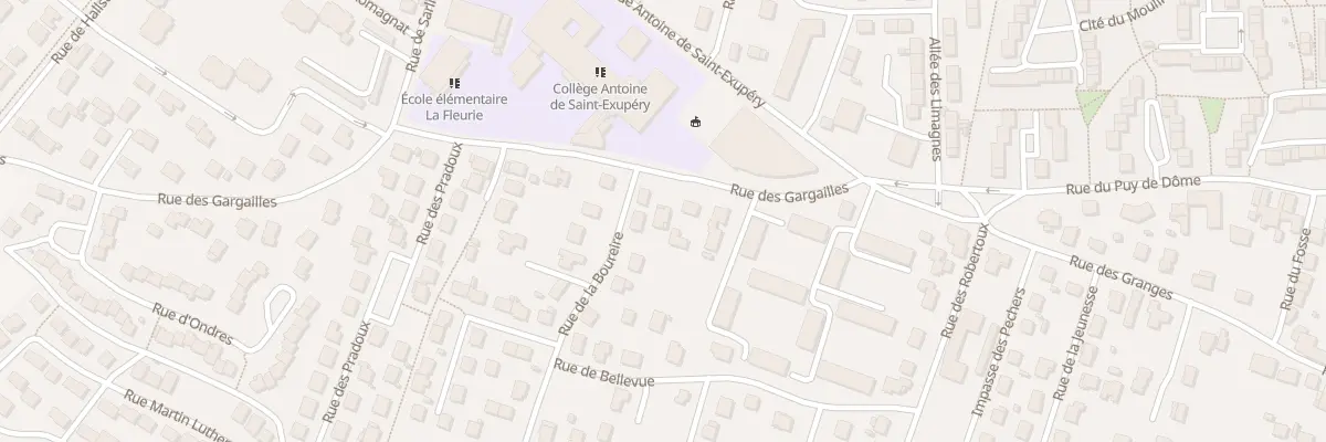 Plan du 5 Rue des Gargailles à Lempdes