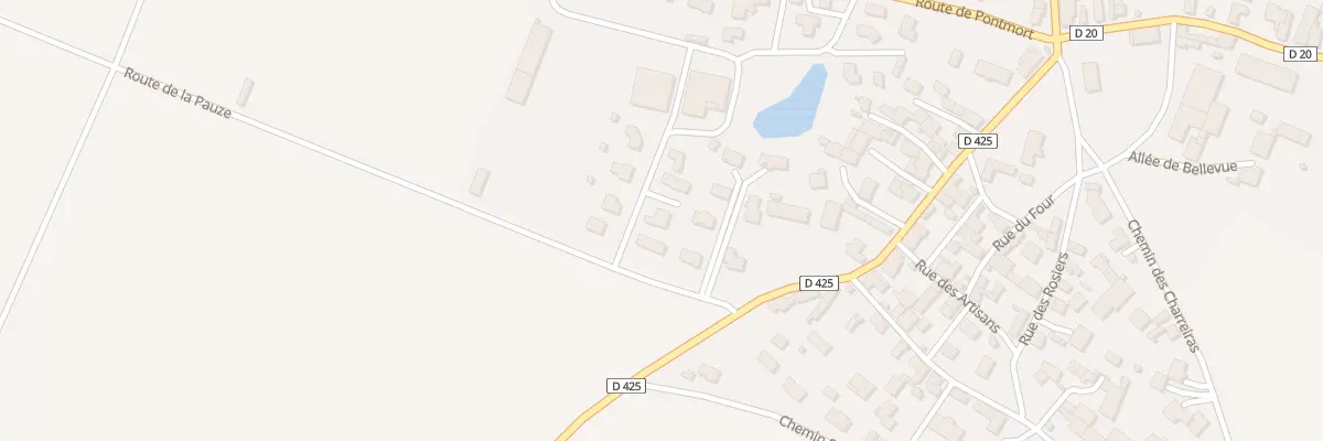 Plan du 9 Chem des Ecoliers à Clerlande