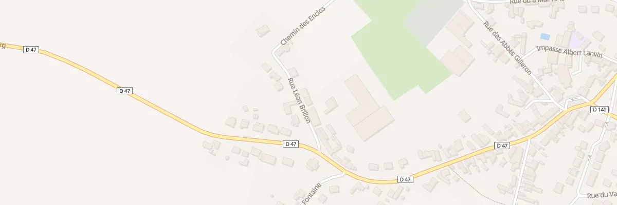 Plan du 33 Rue Leon Brillon à Fressain
