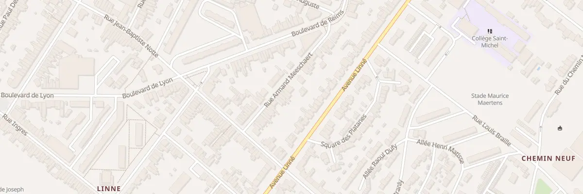 Plan du 32 Rue Armand Meeschaert à Roubaix