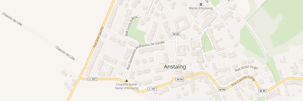 Plan du 5 Rue Genev Anthonioz de Gaulle à Anstaing