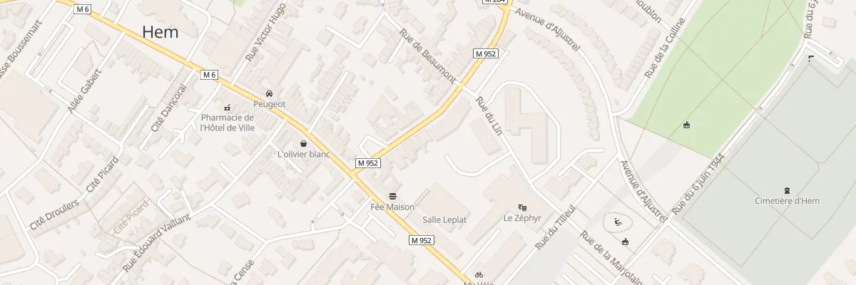 Plan du 18 Rue Jules Guesde à Hem