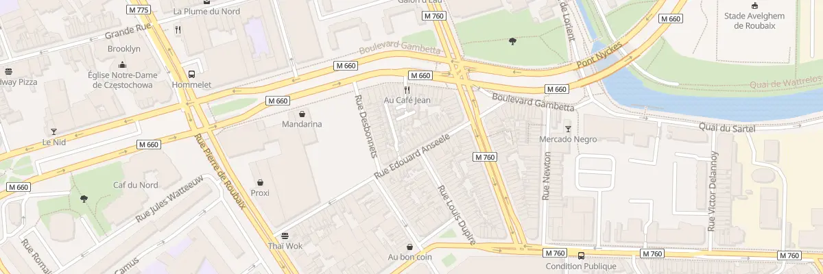 Plan du 79 Rue Edouard Anseele à Roubaix