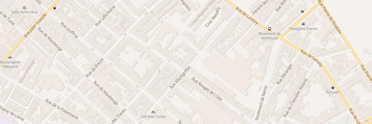 Plan du 54 Rue Montgolfier à Roubaix