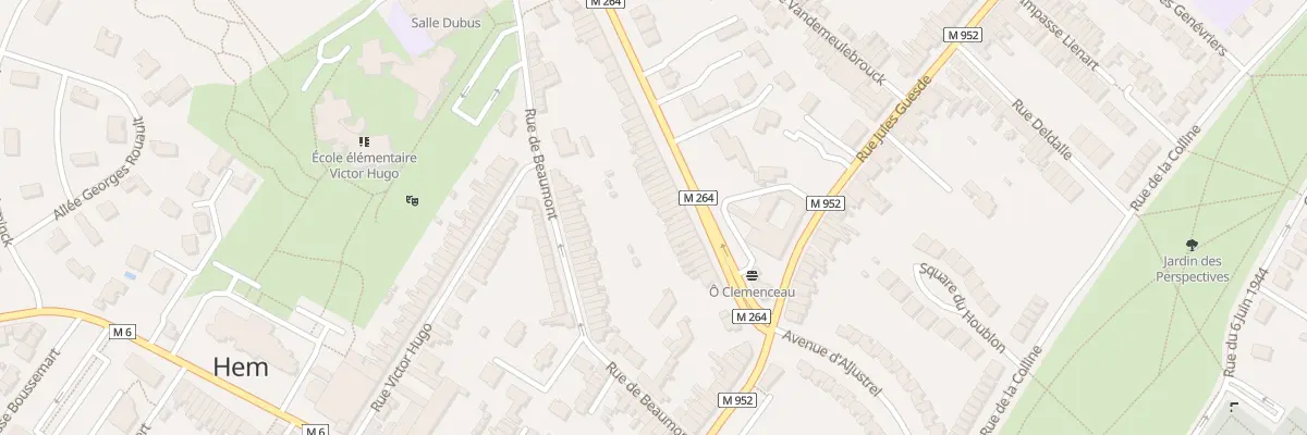 Plan du 35 Bd Clemenceau à Hem