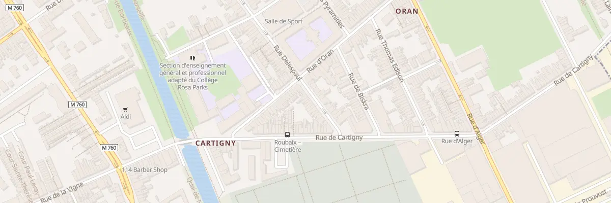 Plan du 31 Rue Delespaul à Roubaix