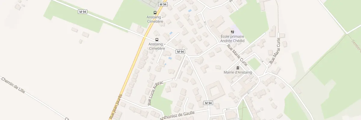 Plan du 46E Rue Pasteur à Anstaing