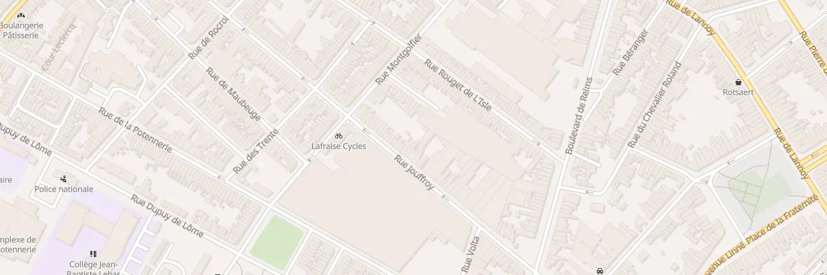 Plan du 129 Rue Jouffroy à Roubaix