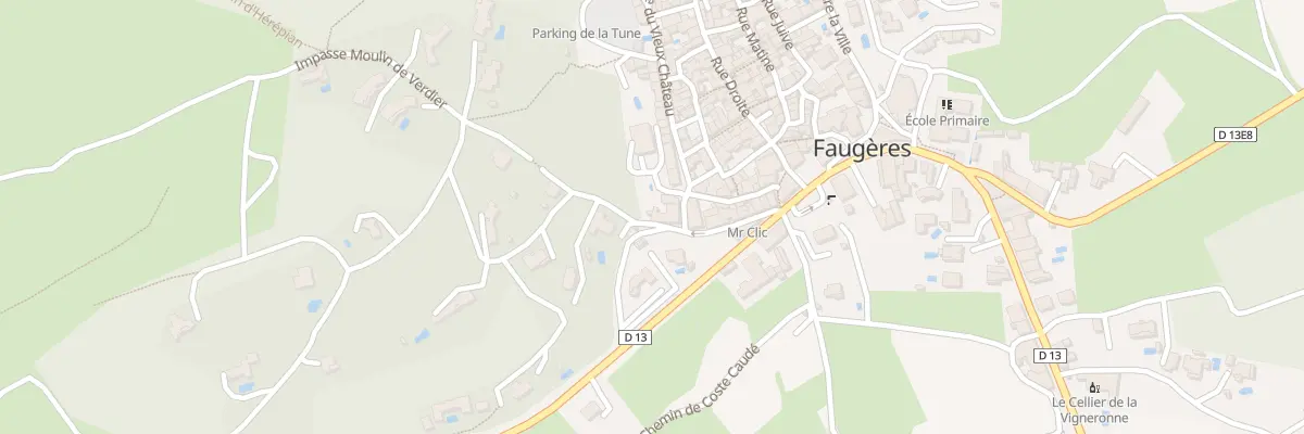 Plan du 24 Rue du Grand Verger à Faugères