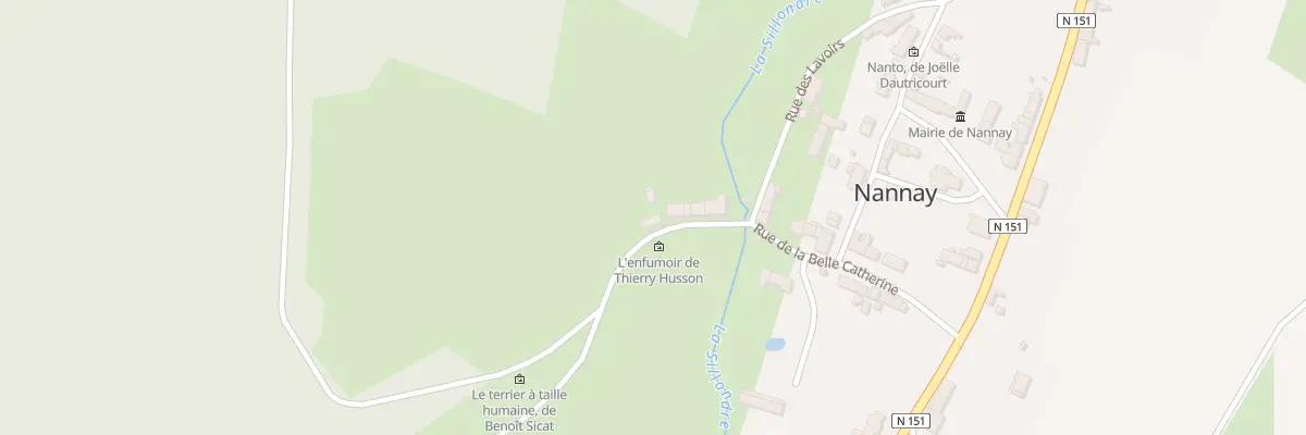 Plan du 14 Rue de la Belle Catherine à Nannay