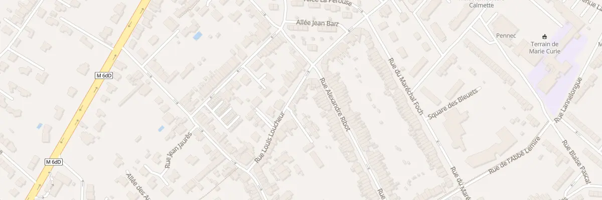 Plan du 28 Rue Louis Loucheur à Hem