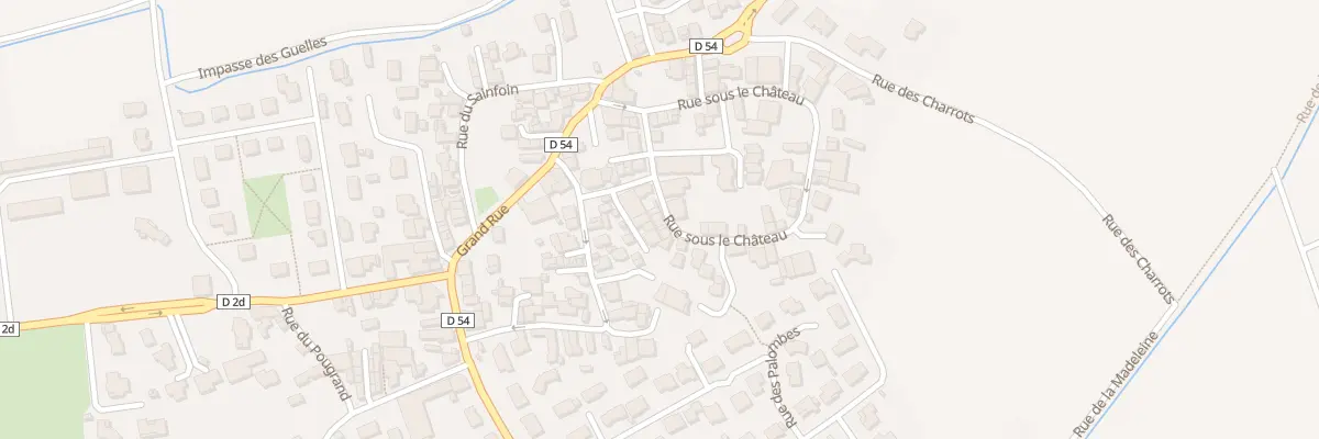 Plan du 57 Rue Sous-le-Château à Malintrat