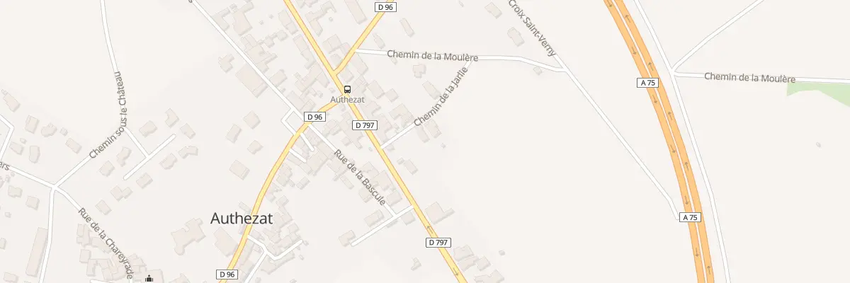 Plan du 2 Che de la Jarlie à Authezat