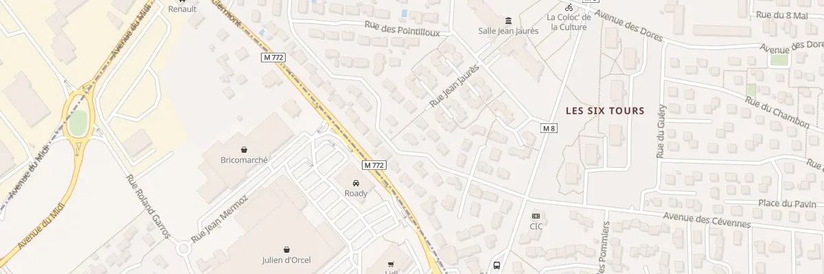 Plan du 27 Rue Lafayette à Cournon-d’Auvergne