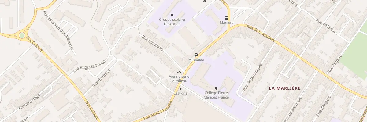 Plan du 223 Rue Achille Testelin à Tourcoing