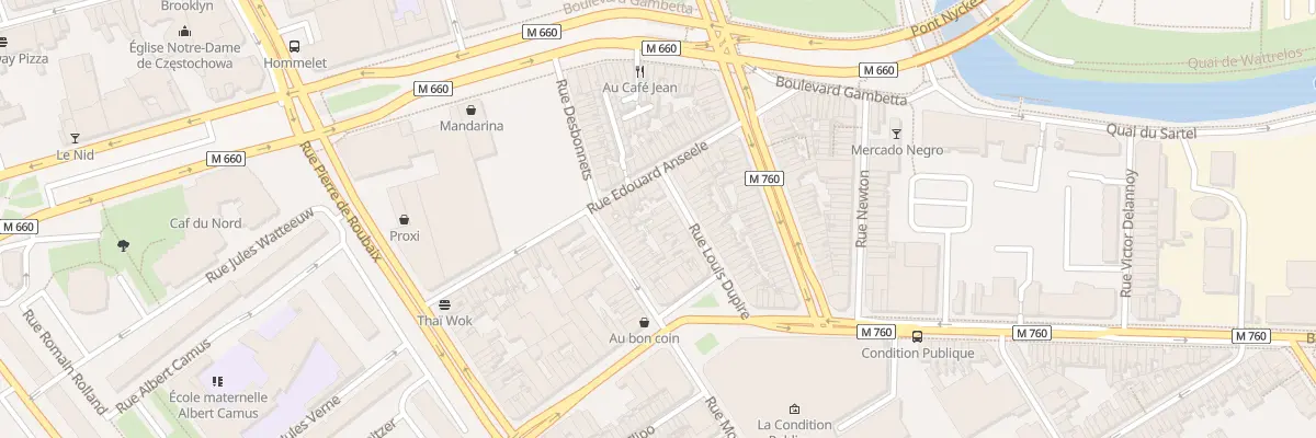 Plan du 8 Rue Louis Dupire à Roubaix
