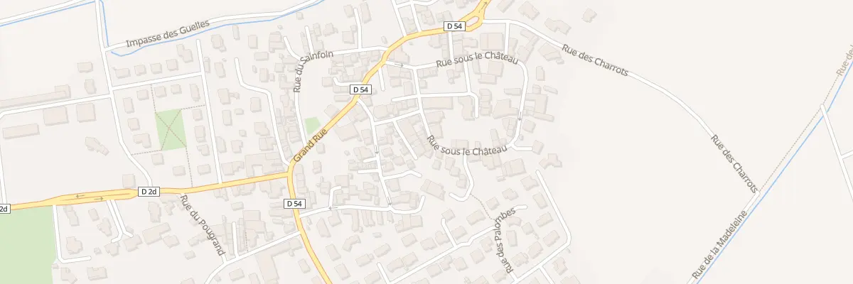 Plan du 55 Rue Sous-le-Château à Malintrat