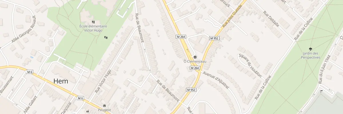 Plan du 19 Bd Clemenceau à Hem