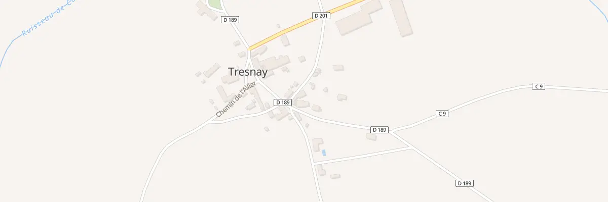 Plan du 145 Rte de Chavannes à Tresnay