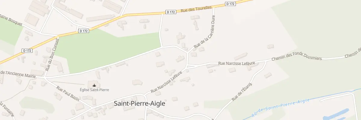 Plan du 16 Rue Constant Lemaire à Saint-Pierre-Aigle