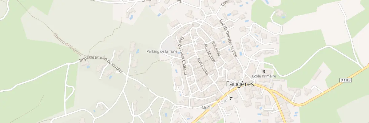 Plan du 15 Rue du Vieux Château à Faugères