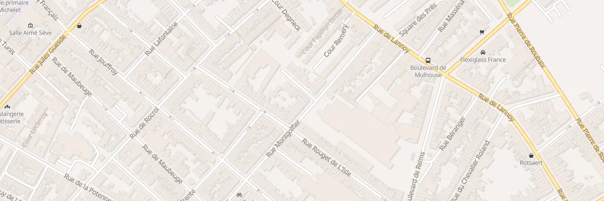 Plan du 44 Rue Montgolfier à Roubaix