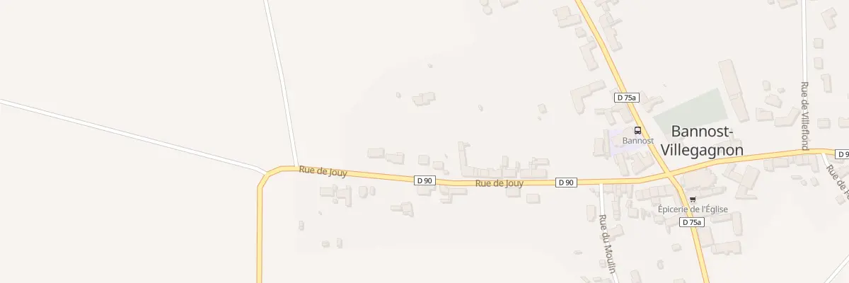 Plan du 24 Rue de Jouy à Bannost-Villegagnon