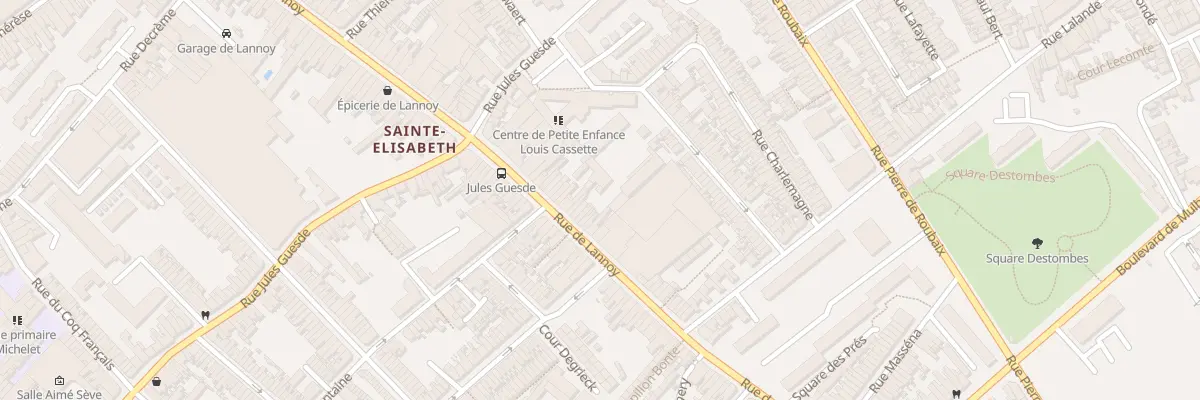 Plan du 203 Rue de Lannoy à Roubaix