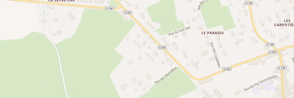 Plan du 15 Rte de Saint-Menoux à Souvigny