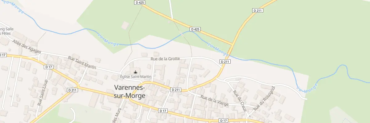 Plan du 5 Rue des Lavandières à Varennes-sur-Morge